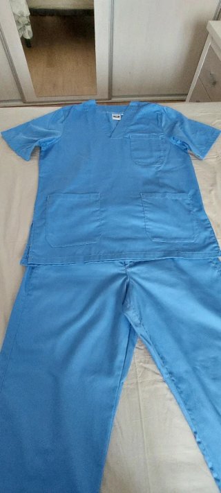 Uniforme enfermería azul Talla L
