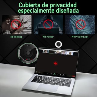 NUEVA Webcam 1080P con Luz Anular