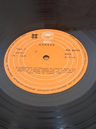 Vinilo LP Kansas - Kansas 1a Edición Esp.