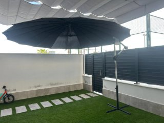 Sombrilla de jardín tipo paraguas