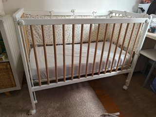 Colchón Ecus Care 117x57cm + protectores y bajeras