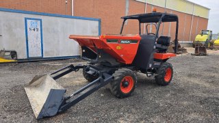 Dumper Ausa 2000kg Pala 4x4 Giratorio