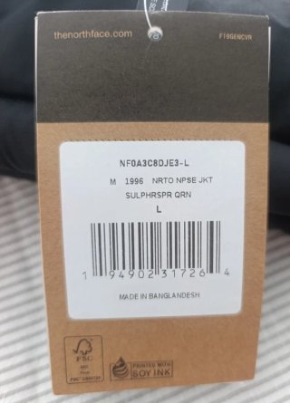 Cazadora The North Face Negra