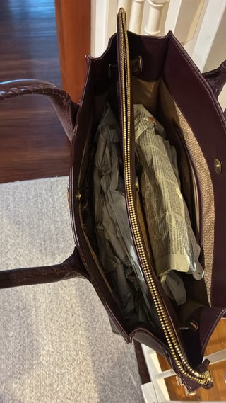Bolso Tous Piel Borgoña