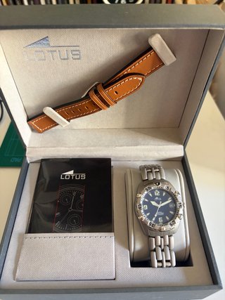 Reloj Lotus Diver 15296/4 Esfera Azul