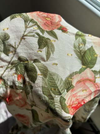 Camisa Zara floral manga larga