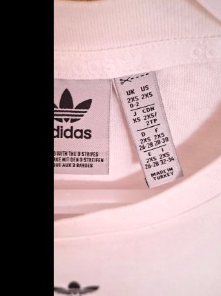 Camiseta Adidas Blanca Talla XXS/32