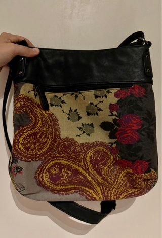 Bolso bandolera IXOO estampado