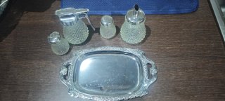 Set Accesorios Cocina Plata Cristal