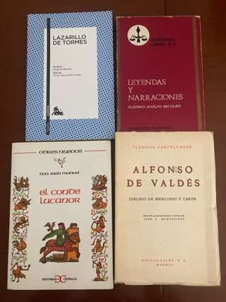 Varios libros literatura clásica