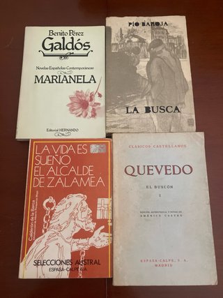 Varios libros literatura clásica