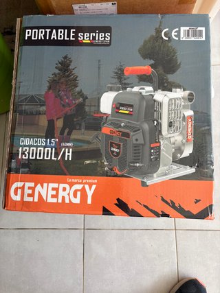 Motobomba Genergy 13.000 L/H - A estrenar