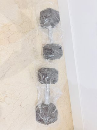 Pesas hexagonales 15 kg A estrenar
