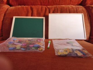 Puzzle Magnético Madera Letras y Dibujos