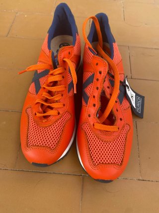 Zapatillas Munich Naranja y Azul
