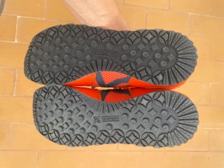 Zapatillas Munich Naranja y Azul