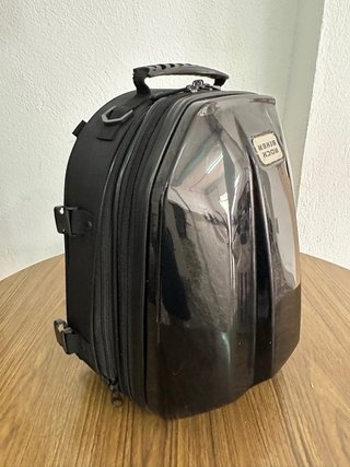 Mochila Asiento Trasero Moto Negra
