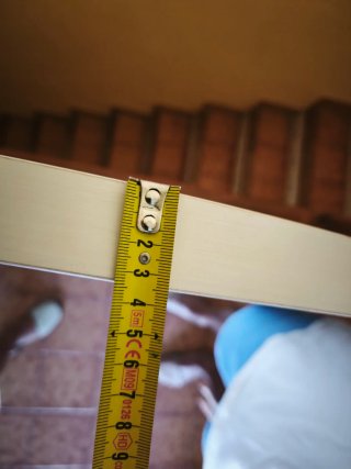 Cabecero Cama 90 Rejilla Ratán Madera