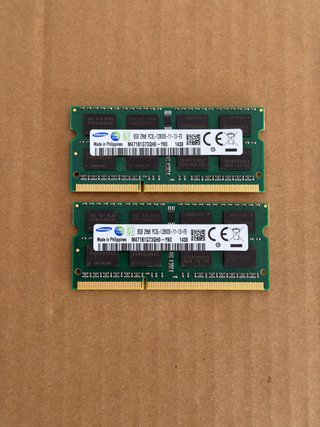 Memoria RAM 8GB DDR3L 1600 MHz SODIMM