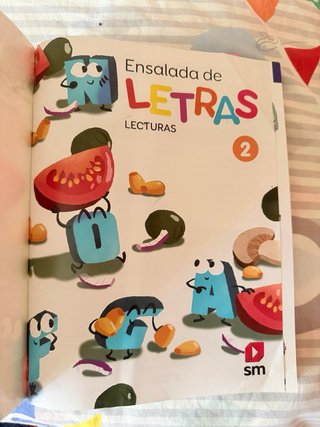 Ensalada de letras 2, Primaria lecturas