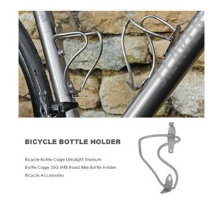 Porta bidones titanio bicicleta