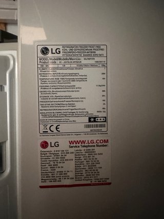 Frigorífico americano LG