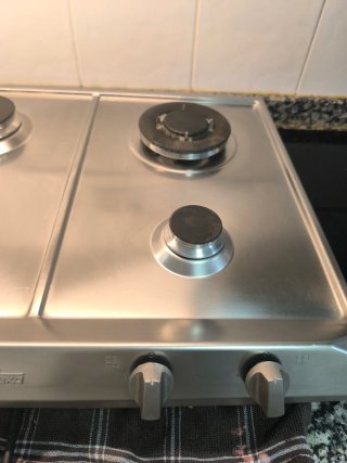 Encimera de gas natural 4 fuegos Teka