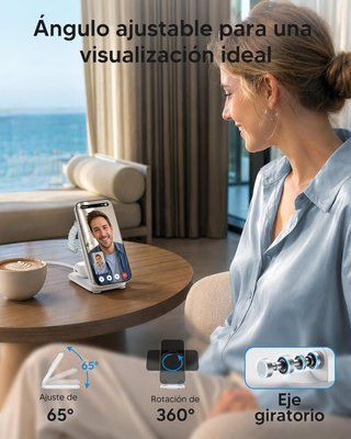 NUEVO Cargador Inalámbrico Magnético 3 en 1