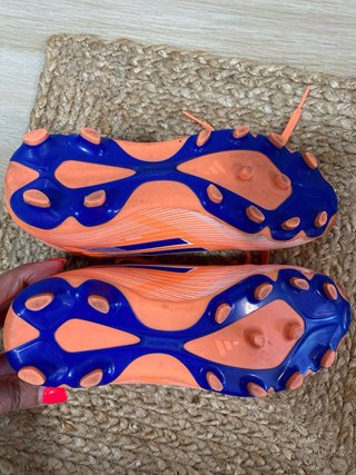 Botas de fútbol Adidas F50 niño naranja Talla 34