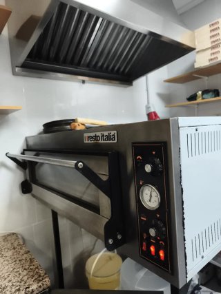 Horno Pizza Resto Italia + Soporte