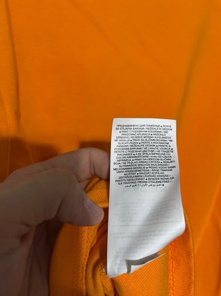 Camiseta Nike ACG Talla S Naranja