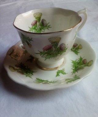 Taza y Platillo Royal Albert Cardo