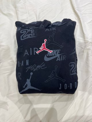 Sudadera Jordan Negra Talla 12-13 Años