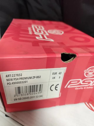 Zapatos de seguridad PSH negros