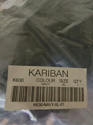 Chaleco de trabajo azul talla XL