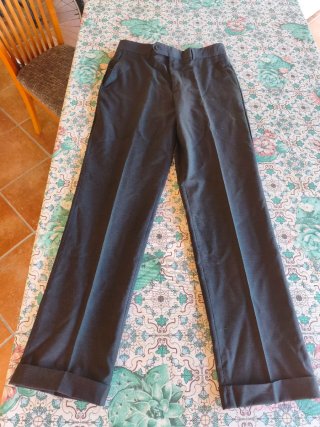 Completo uomo lana grigio