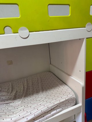 Litera infantil con cajones