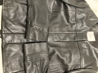 Chaqueta cuero Mango Talla S