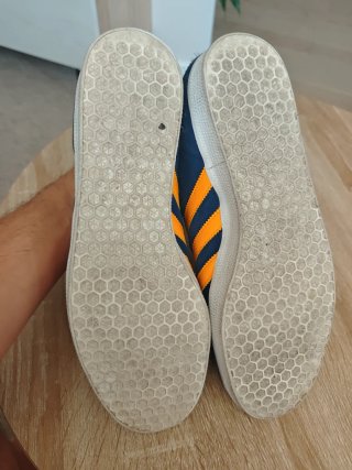 Adidas Gazelle Talla 45 1/3 Azul Naranja