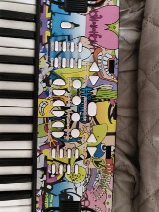 Teclado musical infantil con diseño