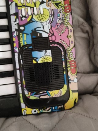 Teclado musical infantil con diseño