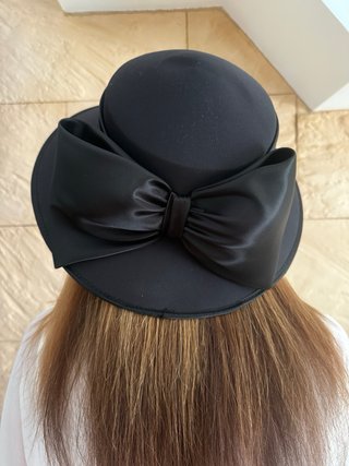 Sombrero elegante negro mujer