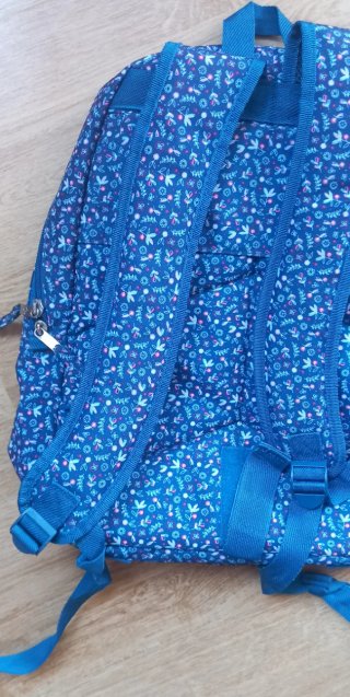 Mochila escolar Busquets azul