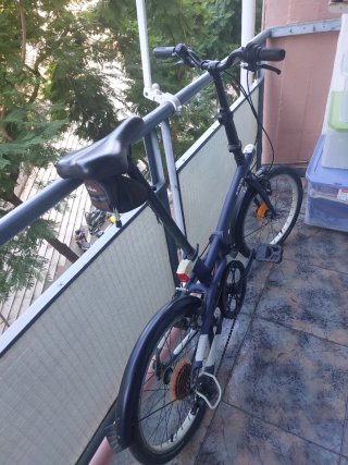 Bicicleta Plegable B'Twin Tilt 500 Azul