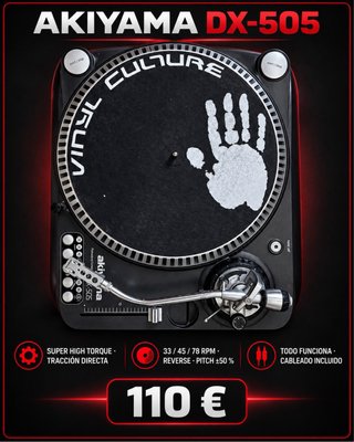 Cabina Dj completa. Akiyama. Ortofon.
