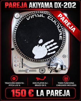 Cabina Dj completa. Akiyama. Ortofon.
