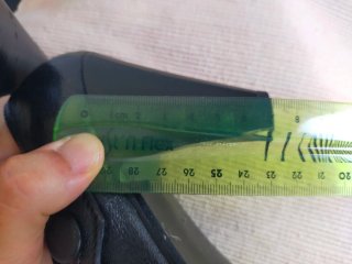 Zapatos de tacón de piel negros talla 38