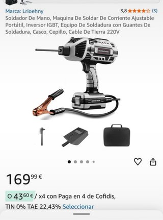 Máquina Soldar Inversora Portátil