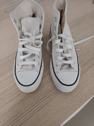 Converse Botas Blancas Mujer