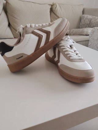 Zapatillas Hummel Talla 41 Beige/Blanco